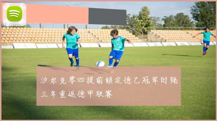 沙尔克零四提前锁定德乙冠军时隔三年重返德甲联赛